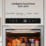 24 Inch Beverage Fridge with Glass Door