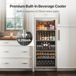 24 Inch Beverage Fridge with Glass Door