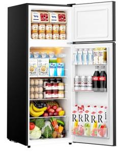 EUHOMY 7.4 Cu.Ft. 2-Door Drink Fridge