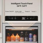 Ca'Lefort 48-Inch Beverage Refrigerator with Glass Door