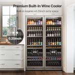 Ca'Lefort 48-Inch Beverage Refrigerator with Glass Door