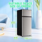 TACOOL 4.5 Cu.ft Mini Fridge for Drinks