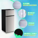 TACOOL 4.5 Cu.ft Mini Fridge for Drinks