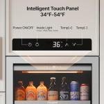 24-Inch Beverage Refrigerator with Glass Door