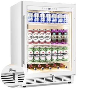 Velieta 24-Inch Beverage Cooler for 150 Cans