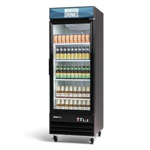 PEAKCOLD Large Capacity Upright Drink Display Cooler