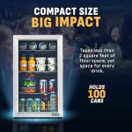 NewAir Compact Drink Fridge with 5 Temperature Settings