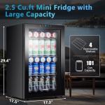 STAIGIS 2.5 Cu.ft Mini Beverage Refrigerator