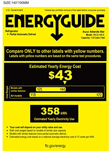 Antarctic Star Mini Drink Fridge - Holds 60 Cans