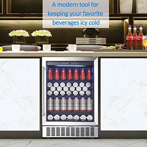 AAOBOSI 24" Beverage Cooler for 164 Cans