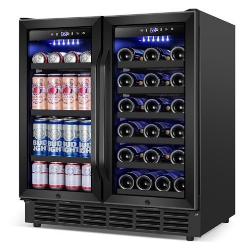 Velieta 30" Dual Zone Wine and Beverage Fridge