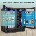 Velieta 30" Dual Zone Wine and Beverage Fridge