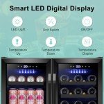 Velieta 30" Dual Zone Wine and Beverage Fridge