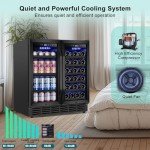 Velieta 30" Dual Zone Wine and Beverage Fridge