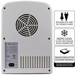 Compact 4L Mini Fridge for Cans and Bottles