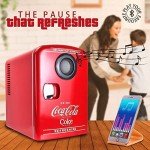 Coca-Cola Mini Fridge with Built-in Speaker