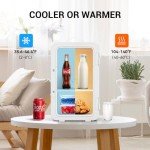 SUAVO Mini Fridge for Skincare and Drinks