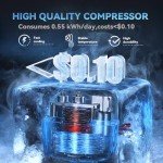 128 Can Beverage Cooler with Glass Door