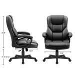 Furmax High Back Adjustable Office Chair - Black