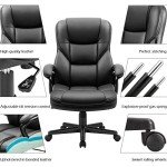 Furmax High Back Adjustable Office Chair - Black