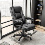 Furmax High Back Adjustable Office Chair - Black