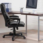 Furmax High Back Adjustable Office Chair - Black