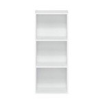 Furinno Luder 3-Tier White Bookcase