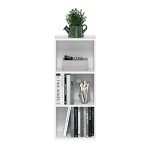 Furinno Luder 3-Tier White Bookcase