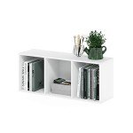 Furinno Luder 3-Tier White Bookcase