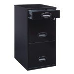 Realspace® SOHO 3-Drawer Vertical File Cabinet - Black
