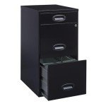 Realspace® SOHO 3-Drawer Vertical File Cabinet - Black