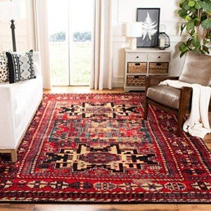 Vintage Hamadan 8' x 10' Area Rug - Red & Multi