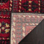 Vintage Hamadan 8' x 10' Area Rug - Red & Multi