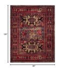 Vintage Hamadan 8' x 10' Area Rug - Red & Multi