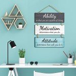 Inspirational Rustic Wall Art for Home or Office
