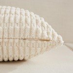 4 Pack Neutral Decorative Throw Pillow Covers 18x18