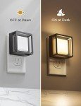 LED Night Lights with Dusk-to-Dawn Sensor (2 Pack)