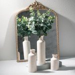 Sullivans White Ceramic Vase Set for Home Decor