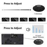 Loud LED Alarm Clock with USB Charging Port