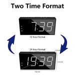 Loud LED Alarm Clock with USB Charging Port