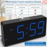 Peakeep Heavy Sleeper Digital Alarm Clock with USB