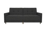 DHP Andora Modern Grey Futon Sofa Bed