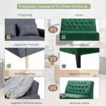 Modern 47" Loveseat Sofa for Small Spaces