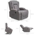 Modern Electric Power Lift Recliner Chair - Gray