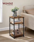 Rustic Brown Tall Nightstand and End Table
