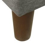 Gray 24" Storage Ottoman by HomePop