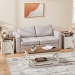 Farmhouse 3-Piece Table Set with USB Charging