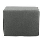 Gray 24" Storage Ottoman by HomePop