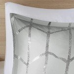 Modern Geometric 5-Piece King Comforter Set
