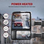 YITAMOTOR Power Adjustable Towing Mirrors for Ford Super Duty
